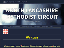 Tablet Screenshot of northlancsmethodistcircuit.org.uk